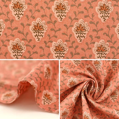 [From quantity 5] Fabric "Souleiado Sole ass Sheeting Rota Pink SLF-518N]