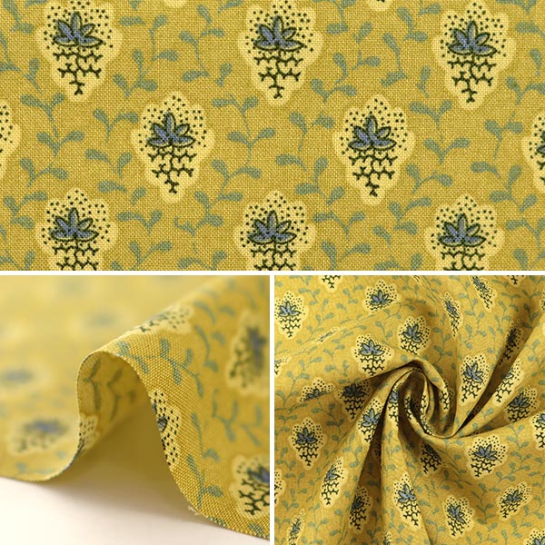 [From quantity 5] Fabric "Souleiado Sole ass Sheeting Lime Yellow SLF-518P]