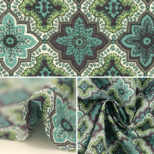 [From quantity 5] Fabric "Souleiado Sole ass Sheeting Almond Green SLF-354D]