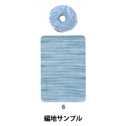 Spring / summerYarn "Antibacterial and deodorant Cotton Every (Cotton Every) Grade 6 No. 6 Blue" WORLD FESTA World Festa