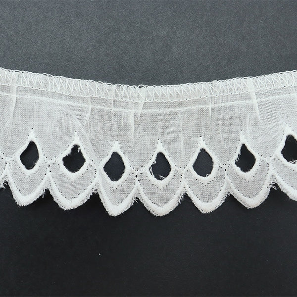 [From quantity 5] Race "Cotton frills 2nd color 3556F-2"