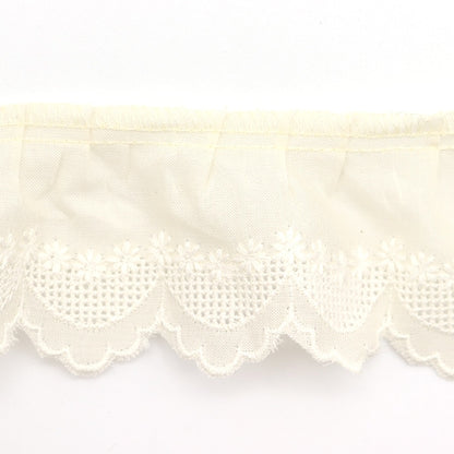 [From quantity 5] Race "Cotton frill 3rd color 13035F-3"