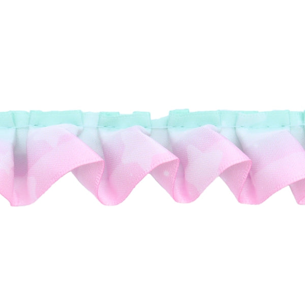 [From quantity 5] Ribbon "Yumeiro FrillRibbon Width about 2.4cm ICRK-010]