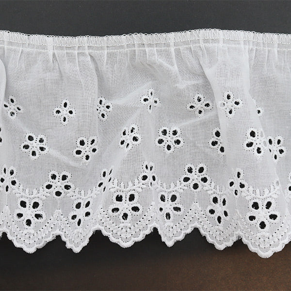 [From quantity 5] frillsRibbonTape "Cotton frills No. 1 color 5715F-1"