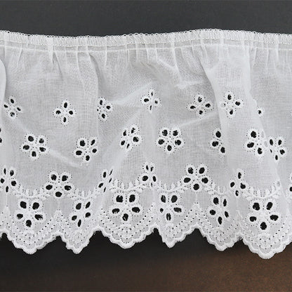 [From quantity 5] frillsRibbonTape "Cotton frills No. 1 color 5715F-1"