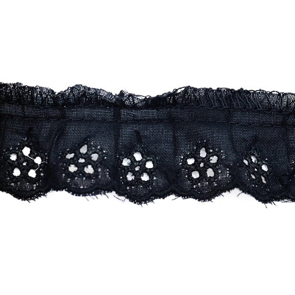 [From quantity 5] Lace "Cotton frill width about 2cm 4712F-4"