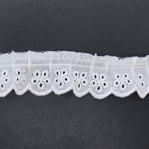 [From quantity 5] Race "Cotton frill width about 2.5cm 2nd color 5020F-2"