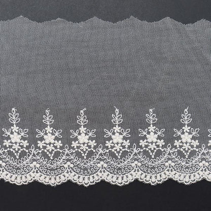 [From quantity 5] RaceRibbonTape "Tulle Lace Width generated T24368-12"