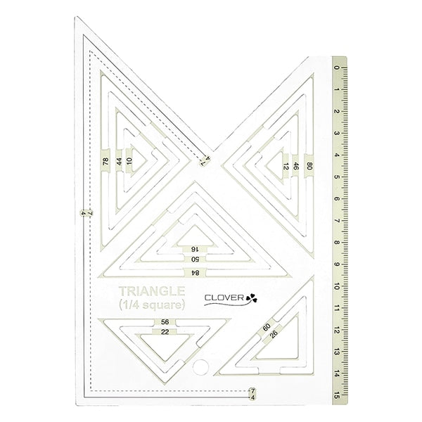模板“和平模板直三角形4/158-001” Clover