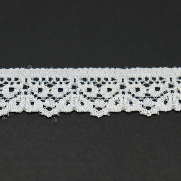 [From quantity 5] RaceRibbonTape "Stretch Russell Lace Off White F1008"