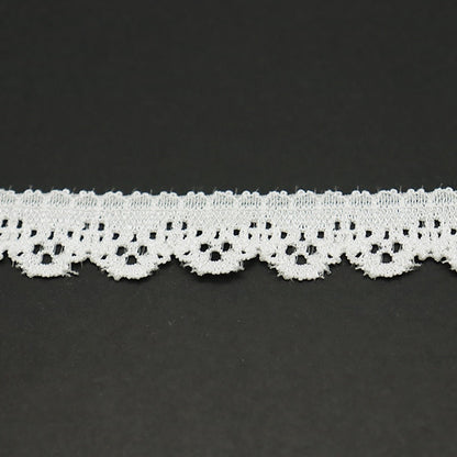 [From quantity 5] RaceRibbonTape "Stretch Russell Lace Off White F1009"