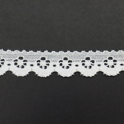 [From quantity 5] RaceRibbonTape "Stretch Russell Lace Off White F1018"