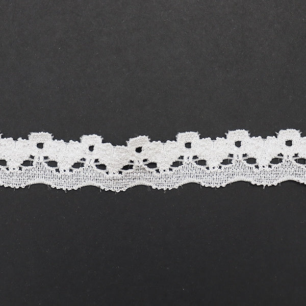 [Aus Quantität 5] Race Ribon Tape "Stretch Russell Lace Off White F1019"