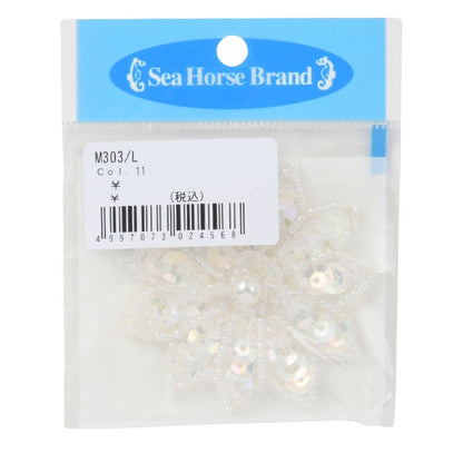 ワッペン 『スパンコールモチーフ M303/L』