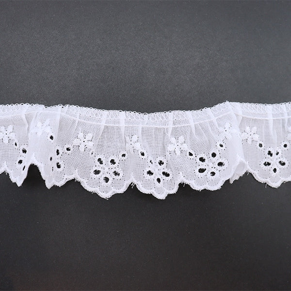 [From quantity 5] RaceRibbonTape "Cotton frills No. 1 color 4662F-1"