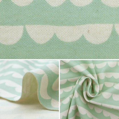 [De la cantidad 5] Fabric "Scar Scarp Green KTS6739-D" Cotton Kobayashi Algodón Kobayashi Kobayashi.