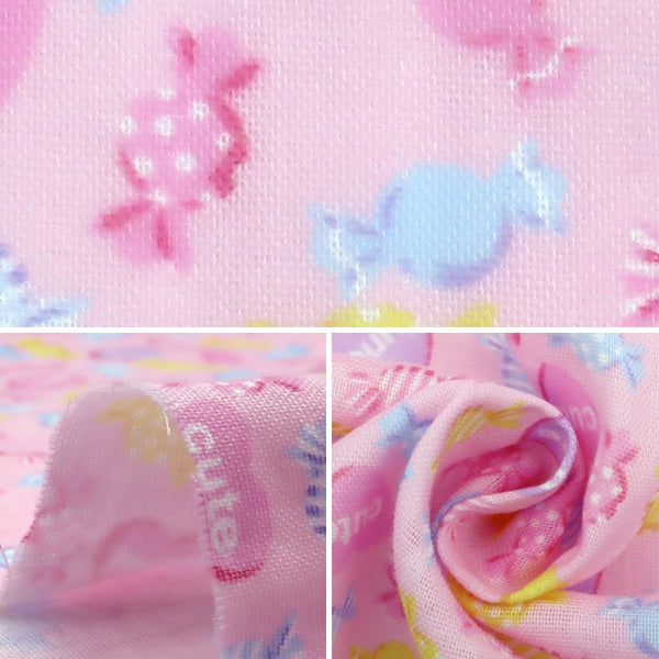 [De la cantidad 5] Fabric "Yawara Doble Gauble Baby Candy Pink Pink Okbf-38"