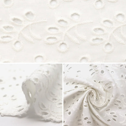 [From quantity 5] Fabric "Cotton All Over Race White BEI-30003"