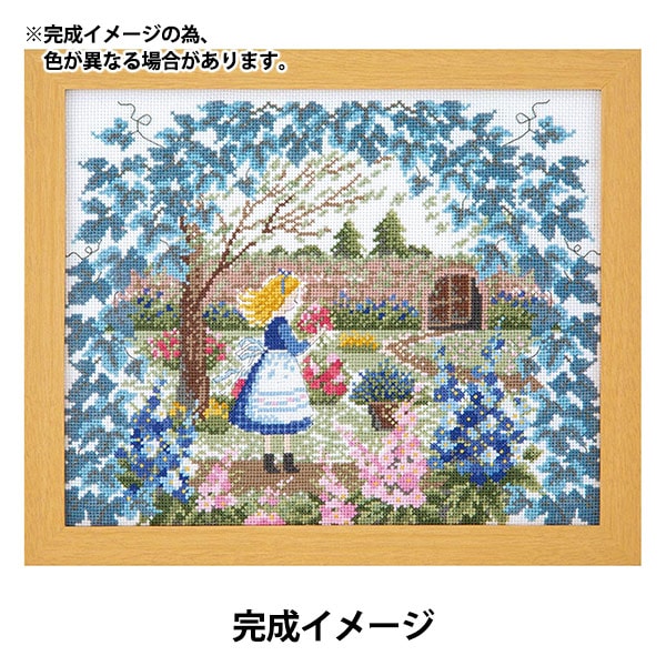 刺しゅうキット 『オノエ・メグミ 花と少女の物語 秘密の花園 7535』 Olympus オリムパス