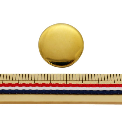 Knopf "Metallstabbutton 1,5 cm Mg 10061590-15-m" Bell Art Onda