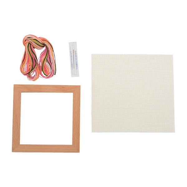 طقم تطريز "إطار زهرة صغيرة Gerbera 883" LECIEN Lecien كوزمو كوزمو