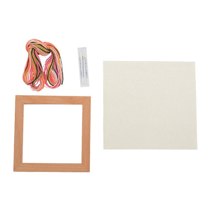 طقم تطريز "إطار زهرة صغيرة Gerbera 883" LECIEN Lecien كوزمو كوزمو