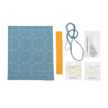 Kit de bordado "Perspective Par Coaster Blue 98952" Lecien Lucian Cosmo Cosmo