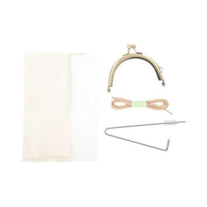 手芸キット 『はじめてのがま口 スターターキット 丸型口金タイプ』