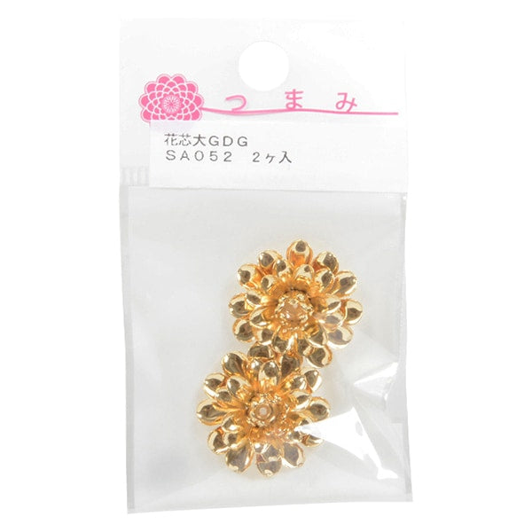 Parti di artigianato "Flower Core Gold Gold 2 pezzi SA052"