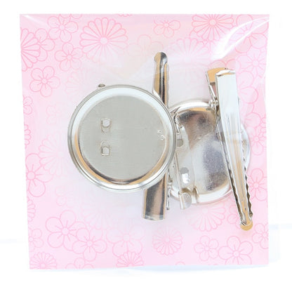 Accessory bracket "2WAY clip 3cm silver 2 pieces" Terai