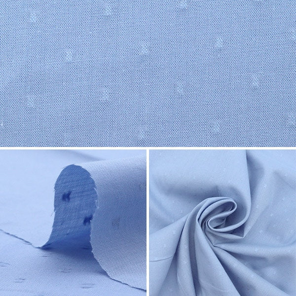 [From quantity 5] Fabric "60 cut boil (small dot) Blue IA-CUTVS-BL"