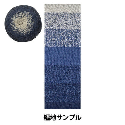 Fall and winterYarn "Antibacterial Wonder Wool 5 No. 5 Navy & Gray" WORLD FESTA World Festa