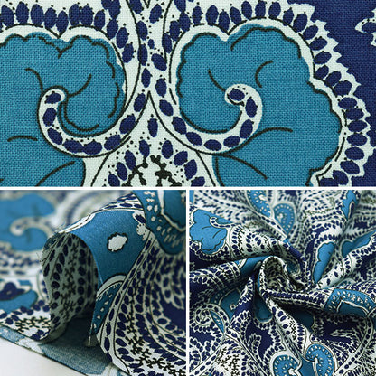 [De la cantidad 5] Fabric "Souleido Soleard Sheeting Vintage Fire Orian Royal Blue SLFCV-89C"