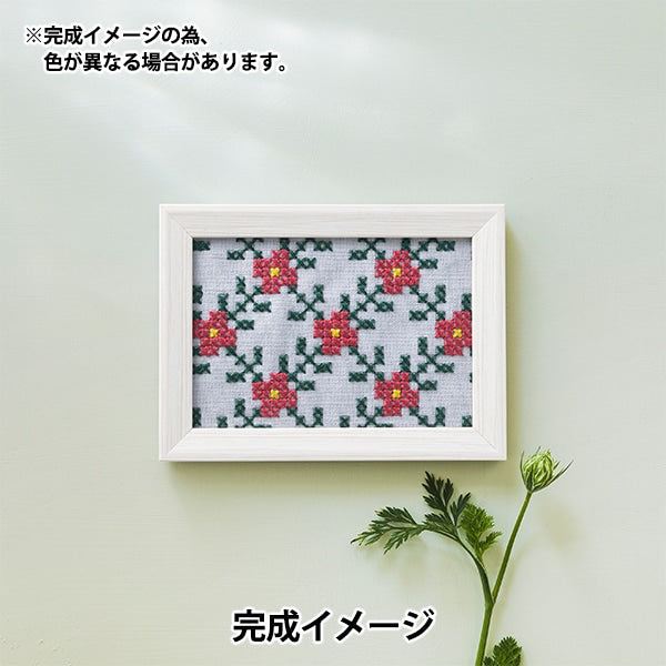 Kit de bordado "Easy Cross Stitch no Rose 522104" Lecien Lucian Cosmo Cosmo