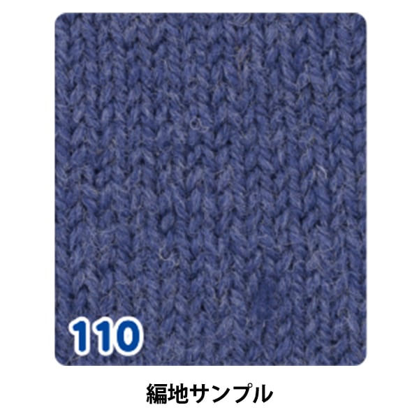 秋冬紗線 “純羊毛Natsuta 110 No.10顏色靛藍”