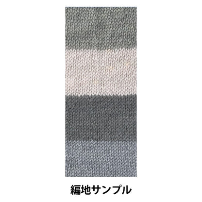Fall and winterYarn "Antibacterial powder gradation 4th color Light gray" WORLD FESTA World Festa
