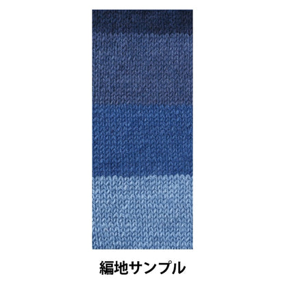 Fall and winterYarn "Antibacterial powder gradation 7th color blue" WORLD FESTA World Festa