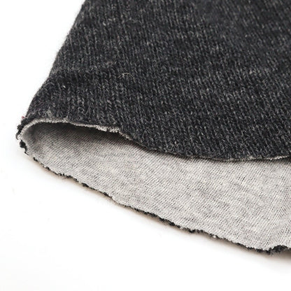 [Dalla quantità 5] Tessuto "W/NYW Face Jersey D Grey X Grey YG11044-1"