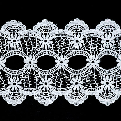 [De la cantidad 5] Raza "Lace White aproximadamente 7,5 cm de ancho Isy-6-21-10"