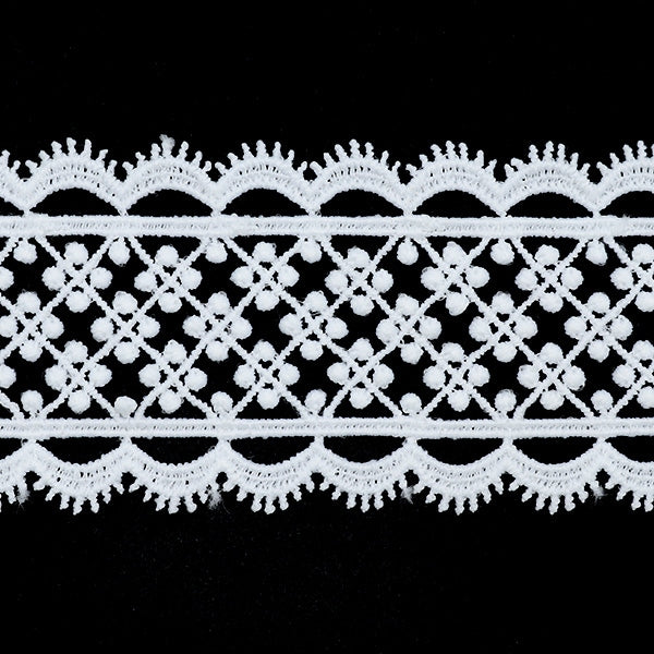 [From quantity 5] Race "Lace White about 5cm width ISY-6-21-21"