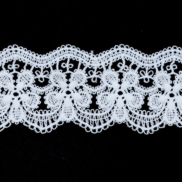 [De la cantidad 5] Raza "Lace White aproximadamente 4.5 cm de ancho Isy-6-21-25"