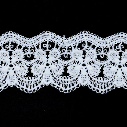 [De la cantidad 5] Raza "Lace White aproximadamente 4.5 cm de ancho Isy-6-21-25"