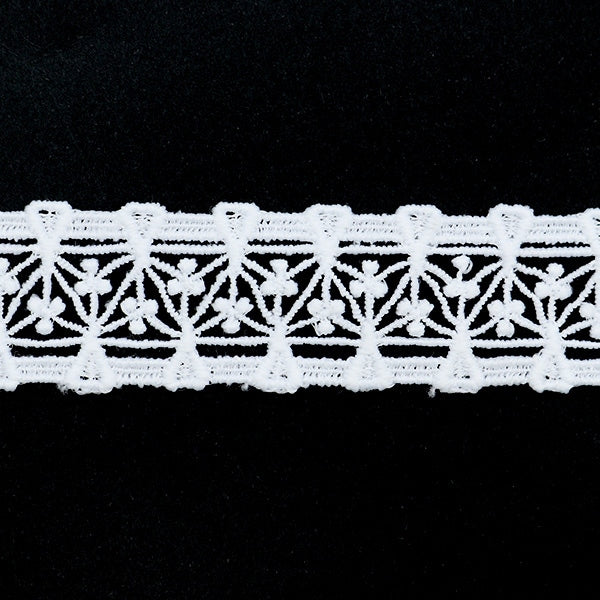 [De la cantidad 5] Raza "Lace White aproximadamente 2.5 cm de ancho Isy-6-21-26"