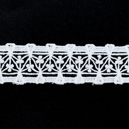 [De la cantidad 5] Raza "Lace White aproximadamente 2.5 cm de ancho Isy-6-21-26"