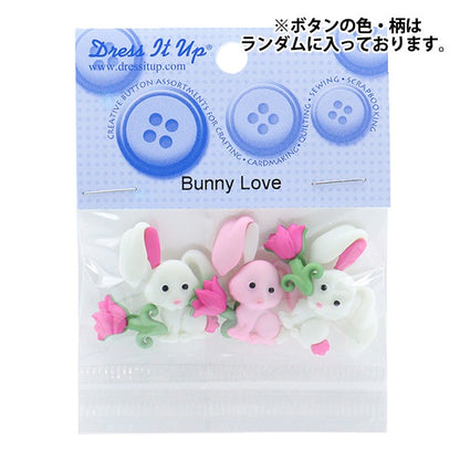 Button "Chilled button 'Bunny Love 9359" Dress It Up