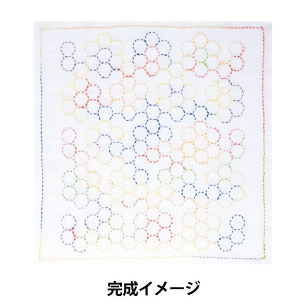 자수키트 "핸드 -Sewn Flower Fukin Kit Sashiko World America Grand Mothers꽃가든 KSW-007] 튤립 튤립