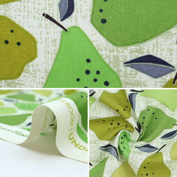 [From quantity 5] Fabric "USA Cotton+Steel) Sheeting Quinse pear pattern Lv502-GR4]