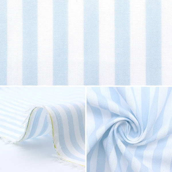 [From quantity 5] Fabric "Dyeing Stripe Light Blue CO-STL-LBL"