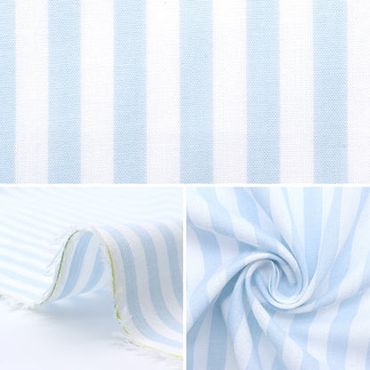 [From quantity 5] Fabric "Dyeing Stripe Light Blue CO-STL-LBL"