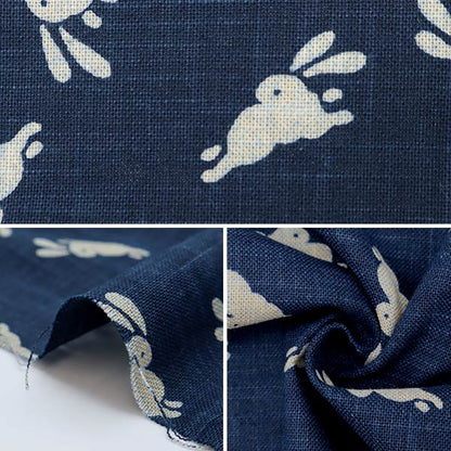 [From quantity 5] Fabric "cottonFabric Ai-colored cloud rabbit pattern KP7090-075A]